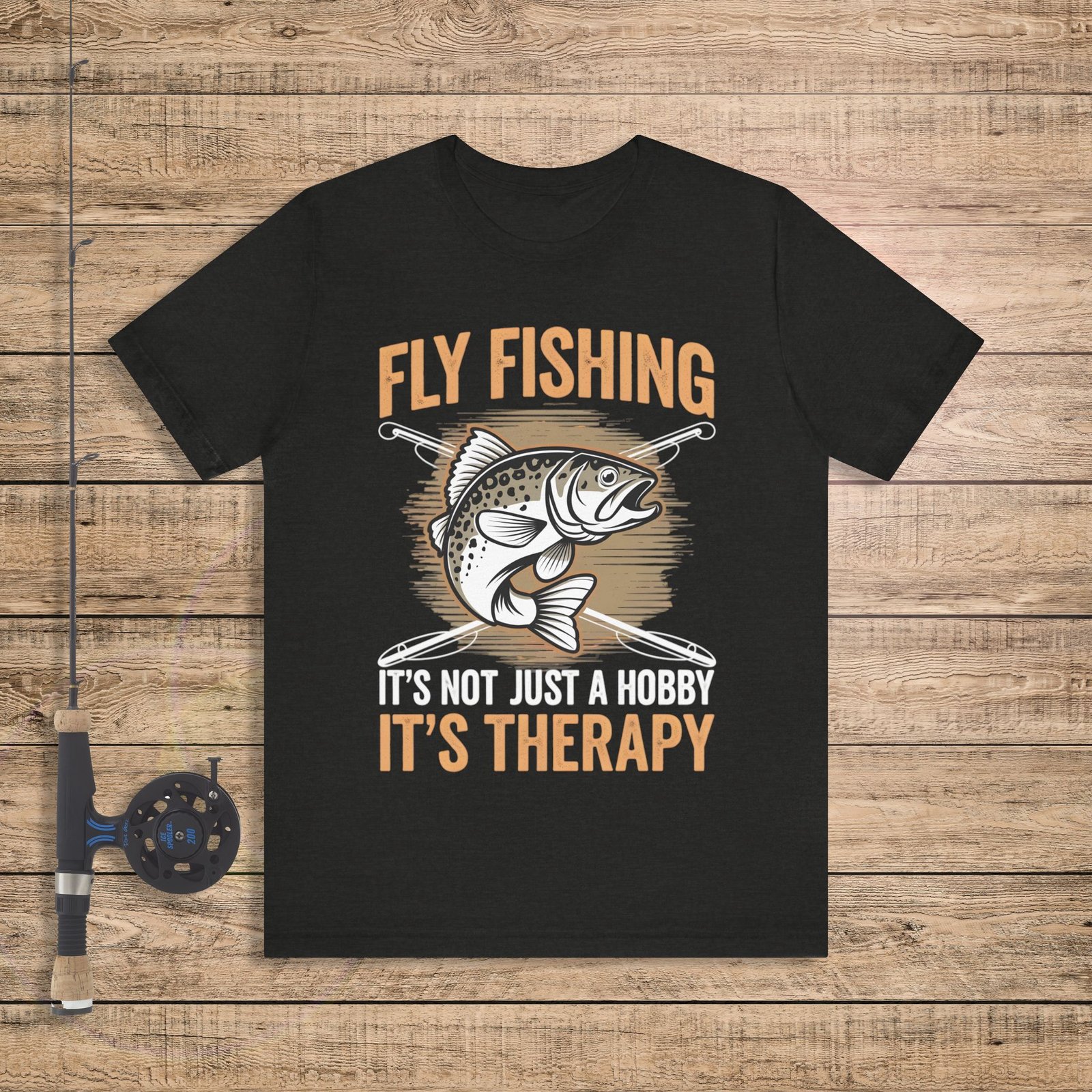 Fly Fishing is Therapy Unisex T-Shirt