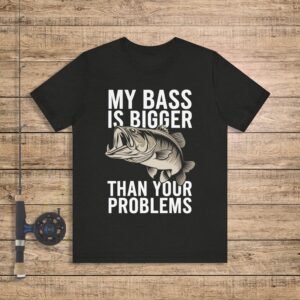 My Bass is Bigger - Bass Fishing Tshirt